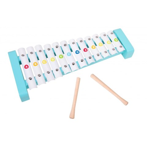 CLASSIC WORLD Cymbałki Ksylofon Drewniany 12 Tonów + 2 Pałeczki