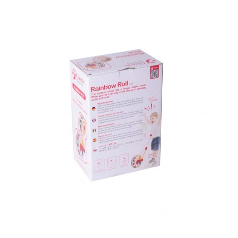 CLASSIC WORLD Kolorowy Tęczowy Pchacz Drewniany