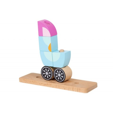 CLASSIC WORLD Kreatywne Drewniane Klocki Przestrzenne 3D Sowa