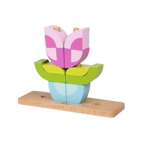 CLASSIC WORLD Kreatywne Drewniane Klocki Przestrzenne 3D Sowa