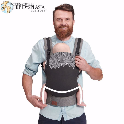 MILO Kinderkraft nosidełko dla dzieci od 3 m-cy do 20 kg - BLACK