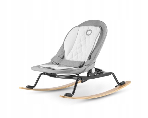 ROSA Lionelo Bujaczek Leżaczek - składany, obracany - GREY/BLACK