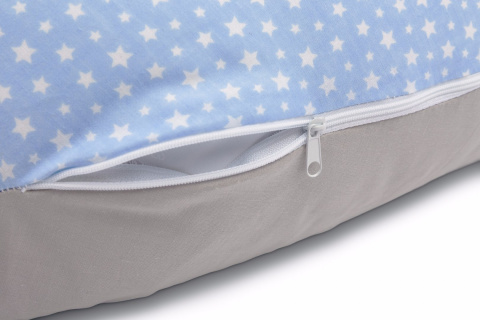 Rogal ciążowy XL Sensillo - ok. 180x35 cm - GWIAZDKI NIEBIESKIE