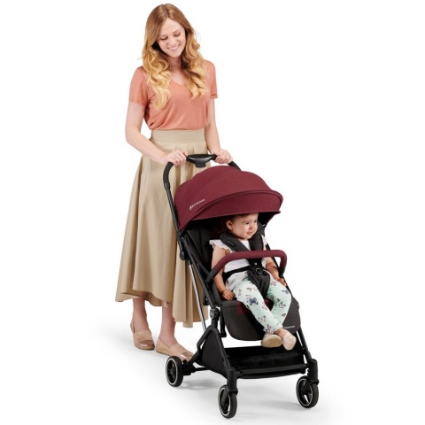 INDY KinderKraft lekki wózek spacerowy 6 kg - BURGUNDY