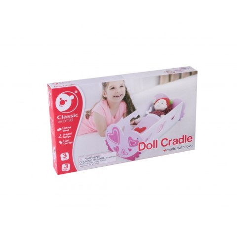 Łóżeczko Kołyska dla Lalki Classic World