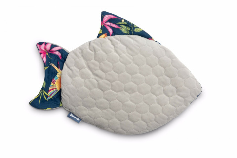 Sensillo poduszka Rybka Velvet - GRANATOWY KOLIBER