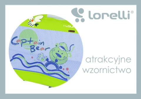 I'LOUNGE Bertoni Lorelli łóżeczko turystyczne 2 poziomy płozy