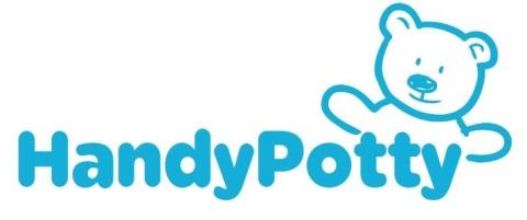 Handy Potty Nocnik turystyczny Nakładka na sedes - Niebieski