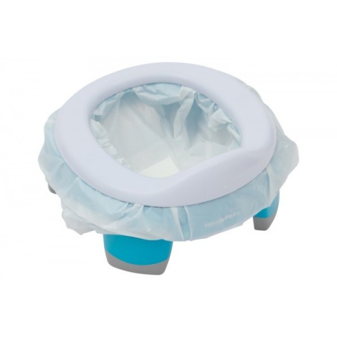 Handy Potty Nocnik turystyczny Nakładka na sedes - Niebieski