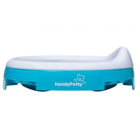 Handy Potty Nocnik turystyczny Nakładka na sedes - Niebieski
