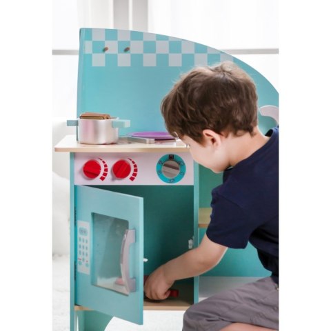 Kuchnia Dla Dzieci Drewniana Niebieska Classic World
