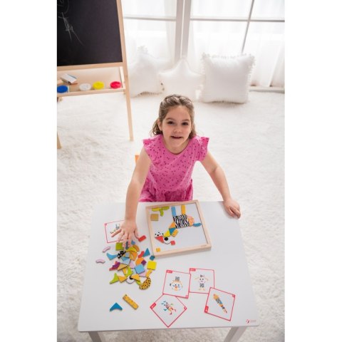 Układanka Magnetyczna Tablica 64 elementy Classic World