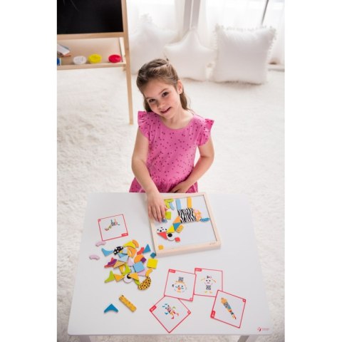 Układanka Magnetyczna Tablica 64 elementy Classic World