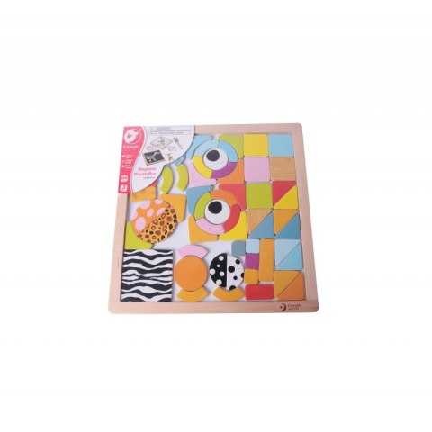 Układanka Magnetyczna Tablica 64 elementy Classic World