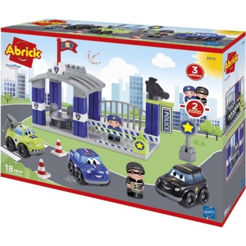 Ecoiffier Abrick Posterunek Policji z pojazdami