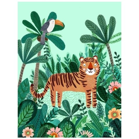 Petit Monkey - Plakat Tiger 70 x 50 cm
