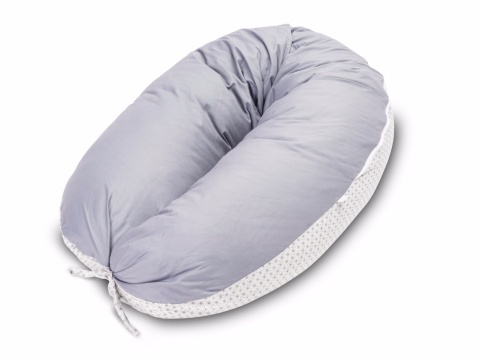 Rogal ciążowy XL Sensillo - ok. 180x35 cm - WZORY GRAFITOWE