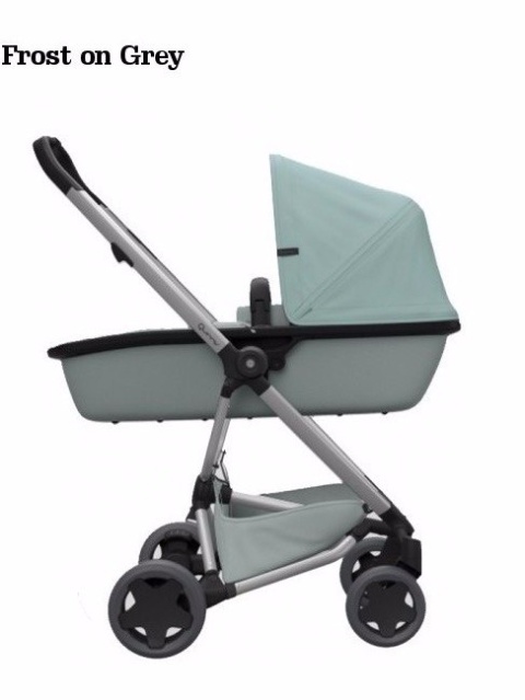 ZAPP FLEX PLUS 2w1 Quinny gondola LUX wózek głęboko-spacerowy frost on grey + grey on grey