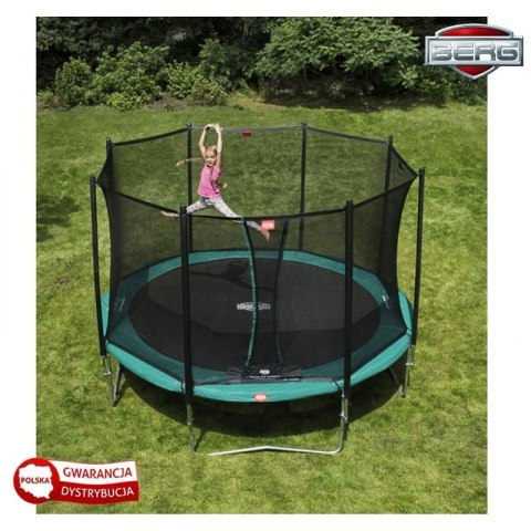 BERG Trampolina Favorit 270 cm z siatką Comfort + BIG Ogrodowa Fontanna GRATIS!
