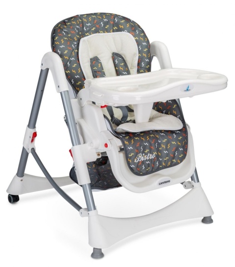 BISTRO CARETERO KRZESEŁKO DO KARMIENIA - Graphite