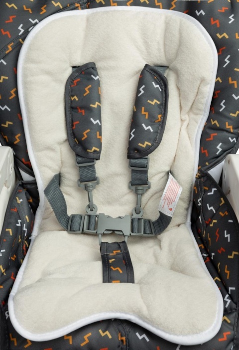 BISTRO CARETERO KRZESEŁKO DO KARMIENIA - Graphite