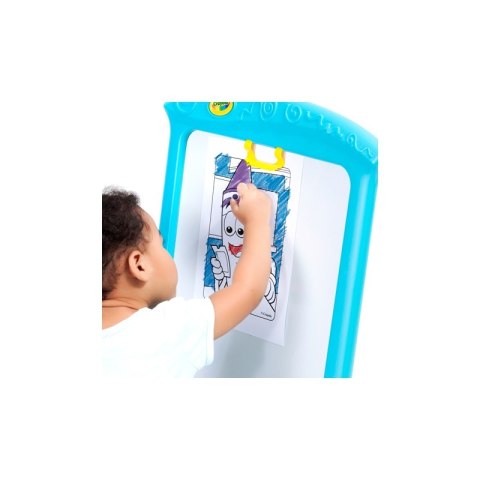 Dwustronna Sztaluga Tablica magnetyczna i kredowa 3w1 Crayola + Zestaw Magnetycznych literek i cyferek Gratis