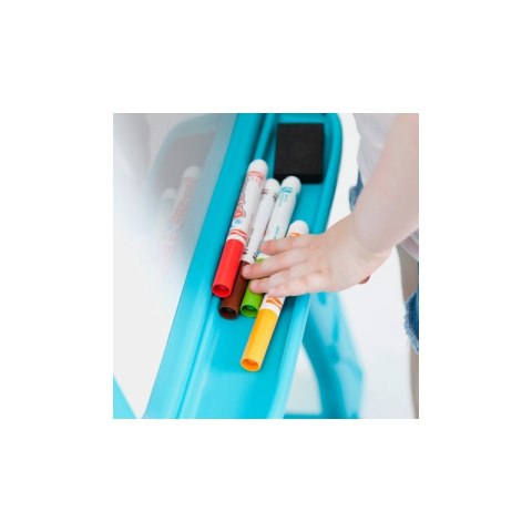 Dwustronna Sztaluga Tablica magnetyczna i kredowa 3w1 Crayola + Zestaw Magnetycznych literek i cyferek Gratis