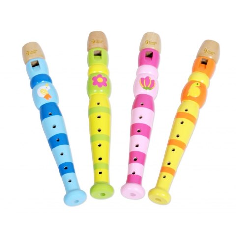 Classic World Kolorowy Drewniany Flet