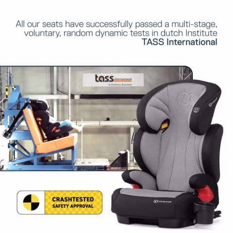 Fotelik Samochodowy Kinderkraft UNITY - BLACK 15-36 ISOFIX