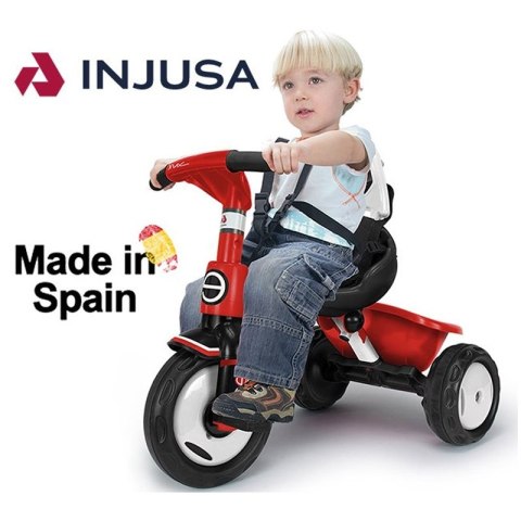 Injusa Rowerek Trójkołowy Ciche Koła + Bramka Gratis
