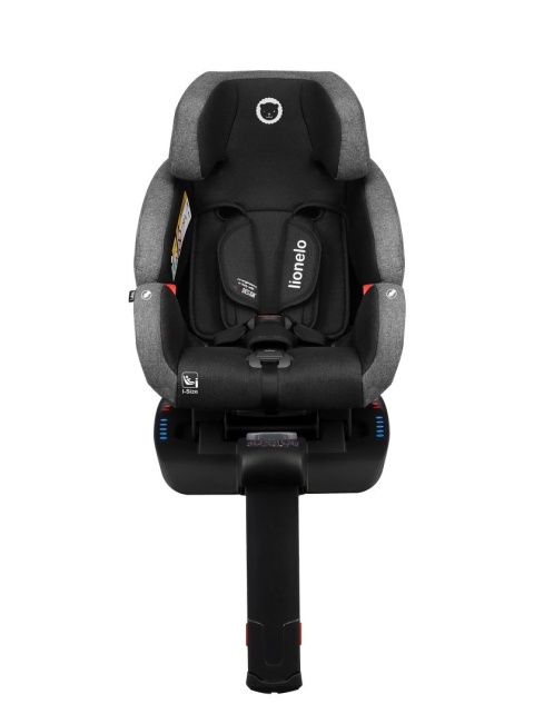 Lukas IsoFix i-Size 0-18kg Lionelo fotelik dziecięcy PRZÓD TYŁ - Carbon