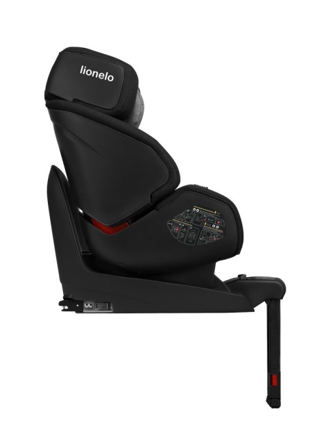 Lukas IsoFix i-Size 0-18kg Lionelo fotelik dziecięcy PRZÓD TYŁ - Stone Grey