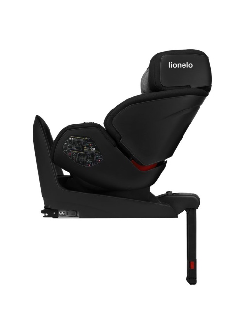 Lukas IsoFix i-Size 0-18kg Lionelo fotelik dziecięcy PRZÓD TYŁ - Stone Grey