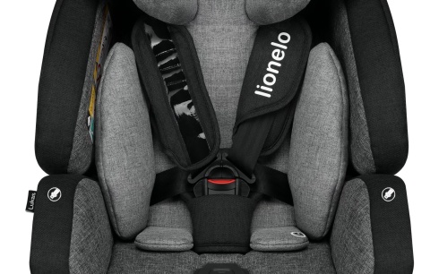 Lukas IsoFix i-Size 0-18kg Lionelo fotelik dziecięcy PRZÓD TYŁ - Stone Grey