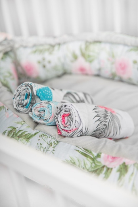 Pieluszki muślinowe 3-pack Sensillo - Szary