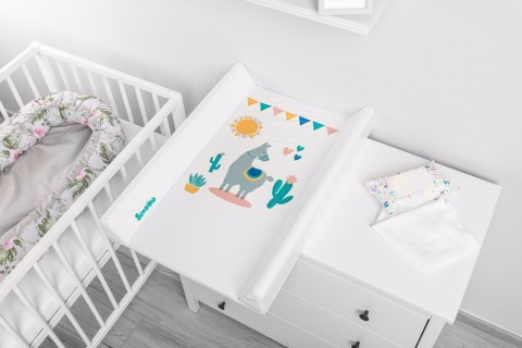 Sensillo FLORAL Przewijak z nadrukiem - Beżowy