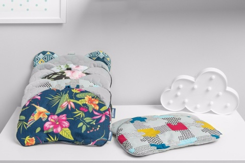 Sensillo poduszka Miś - SZARY PUZZLE