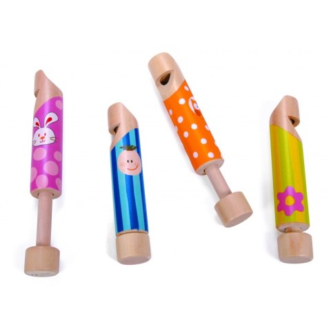Classic World Drewniany Kolorowy Gwizdek
