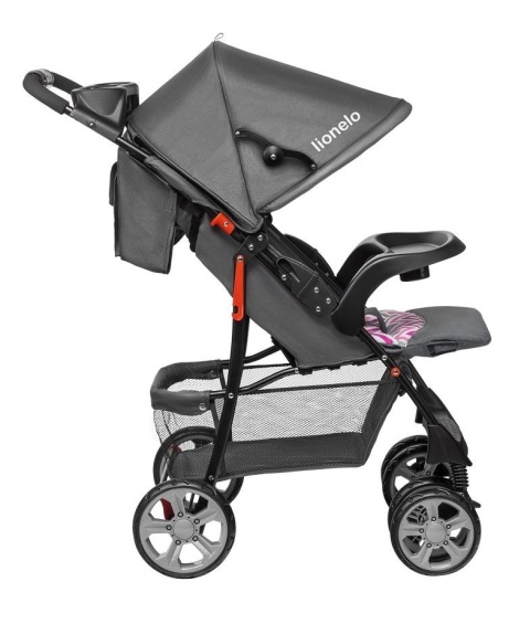 EMMA PLUS Lionelo wózek spacerowy 8,5kg - Pink Scandi