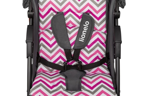 EMMA PLUS Lionelo wózek spacerowy 8,5kg - Pink Scandi