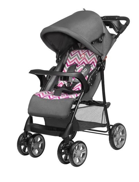 EMMA PLUS Lionelo wózek spacerowy 8,5kg - Pink Scandi