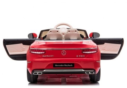 Auto na Akumulator Maybach Czerwony Lakierowany