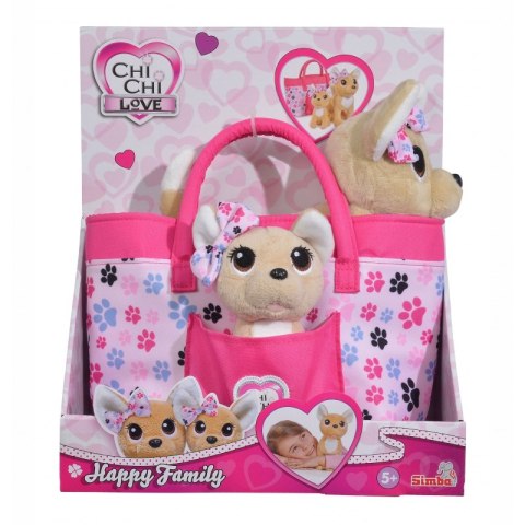 CHI CHI LOVE Zgrany Duet Zestaw 2 Pieski I Torebka