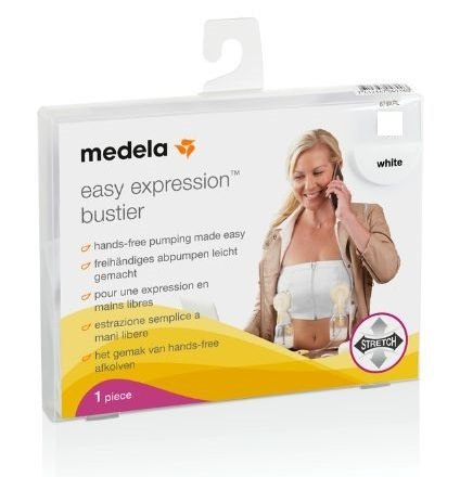 Medela GORSET EASY EXPRESSION - rozmiar S gorset dla mam, odciąganie pokarmu bez użycia rąk 010.0046