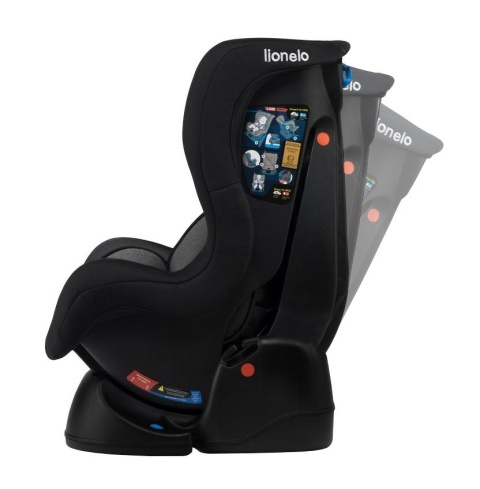 LIAM 0-18kg Lionelo fotelik samochodowy - Carbon Grey