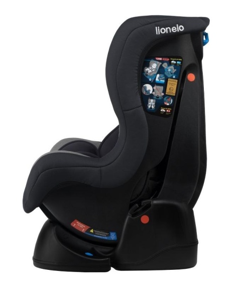 LIAM 0-18kg Lionelo fotelik samochodowy - Cozy Grey