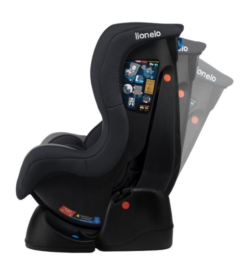 LIAM 0-18kg Lionelo fotelik samochodowy - Cozy Grey