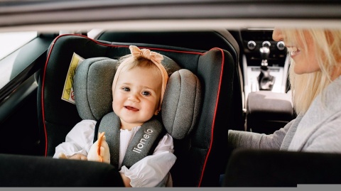 LIAM 0-18kg Lionelo fotelik samochodowy - Turqoise Sky