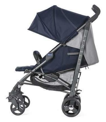 LITE WAY3 TOP Chicco wózek spacerowy do 22kg waga 7,5kg pałąk śpiworek - India Ink