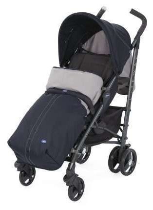 LITE WAY3 TOP Chicco wózek spacerowy do 22kg waga 7,5kg pałąk śpiworek - India Ink